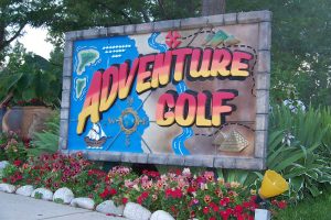 Adventure Golf sign